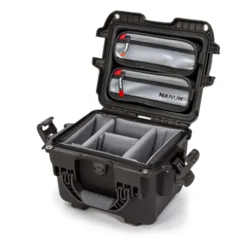 Photo de NANUK™ 908 - Valise de Protection Noir avec séparateur Kit Photo