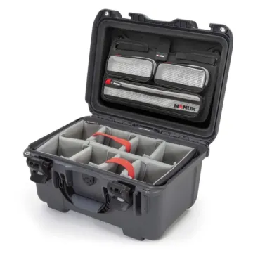 Photo de NANUK™ 918 - Valise de Protection Graphite avec Séparateur et Organisateur Kit Photo