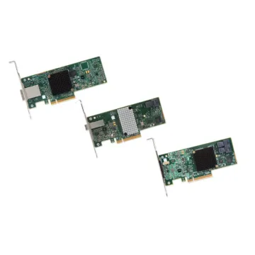 Broadcom SAS 9300 série adaptateurs HBA SAS 12Gb/s PCIe 3.0 vue des modèles 4i 8i et 8e