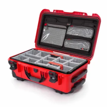 Photo de NANUK™ 935 - Valise de Protection Rouge avec Séparateur et Organisateur Kit Photo