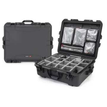 Photo de NANUK™ 945 - Valise de Protection Orange avec Séparateur et Organisateur Kit Photo