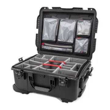Photo de NANUK™ 955 - Valise de Protection Noir avec Séparateur et Organsiateur Kit Photo