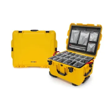 Photo de NANUK™ 960 - Valise de Protection Jaune avec Séparateur et Organisateur Kit Photo