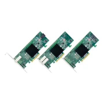 Areca ARC-1330 série adaptateurs hôte SAS PCIe 3.0 12Gb/s vue des modèles 8i 4i4x 8x
