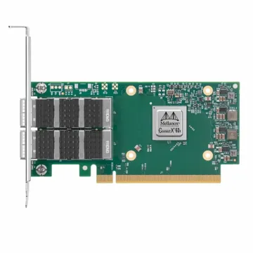NVIDIA Mellanox ConnectX-6 VPI - Carte réseau InfiniBand et Ethernet PCIe 4.0 double port avec connectique QSFP56