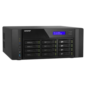 QAI-h1290FX-7302P-128G - QNAP serveur Edge AI vue latérale gauche châssis tour
