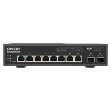 QNAP Switch 8 ports 10GbE Combo 6x RJ45 + 2x SFP+ 