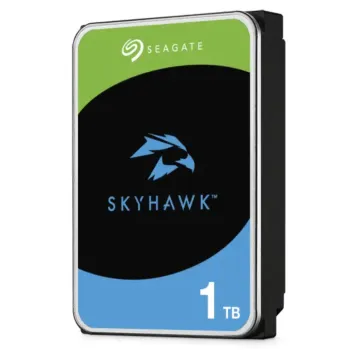 Seagate Disque Dur SKYHAWK 2 To vue de 3/4 gauche