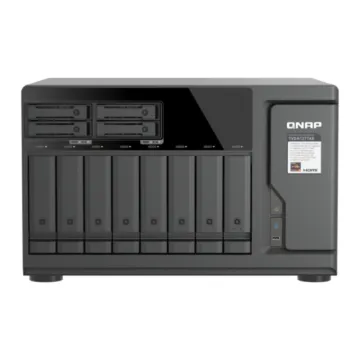 QNAP TVS-h1277AX NAS 12 baies vue de face