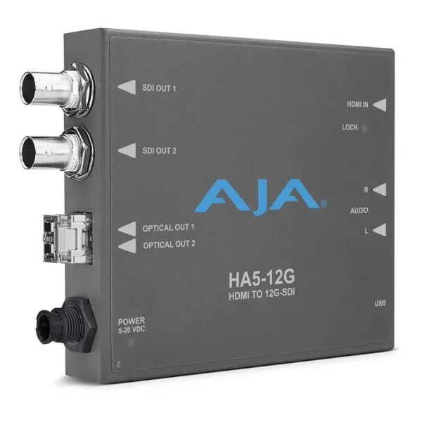AJA HA5-12G-T VUE DE 3/4