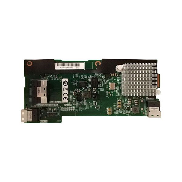 Carte HBA Lenovo ThinkSystem 430-8i format Dense avec deux connecteurs Mini-SAS HD pour serveurs haute densité.