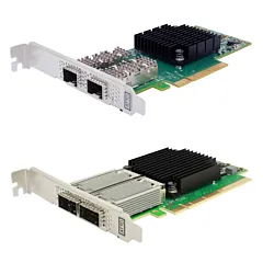 ATTO FastFrame 3 - SmartNIC Ethernet PCIe 3.0 double port avec connectique QSFP28 et SFP28