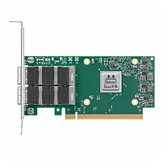 NVIDIA Mellanox ConnectX-6 Dx MCX623106AN-CDAT - Ethernet SmartNIC PCIe HHHL double port QSFP56 100GbE sans crypto ni Secure Boot