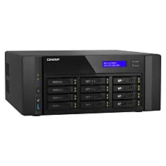 QAI-h1290FX-7302P-128G - QNAP serveur Edge AI vue latérale gauche châssis tour
