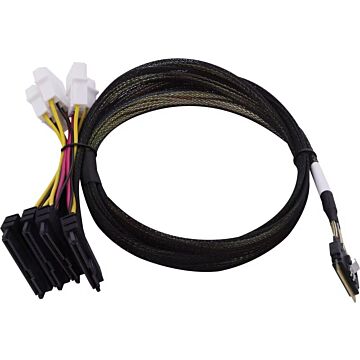 Câble SAS Tri-mode Adaptec ACK-I-SlimSASx8-4SFF-8639x2-U.3-0.8M