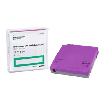 Cartouche de sauvegarde HPE LTO-10 WORM Q2080W – vue de face