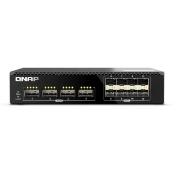 QNAP Switch 4 ports 25/100GbE 4x QSFP28 + 8x SFP28