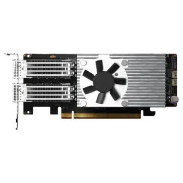 QNAP carte réseau 100GbE QSFP28 à double port