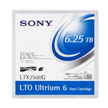 Sony Cartouche de données LTO-6 Ultrium REW 2,5 To/6,25 To Sony Cartouche de données LTO-6 Ultrium REW 2,5 To/6,25 To
