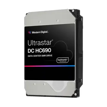 Gamme de disques durs Western Digital Ultrastar DC HC690 de 30 To et 32 To pour centres de données haute densité et stockage cloud.