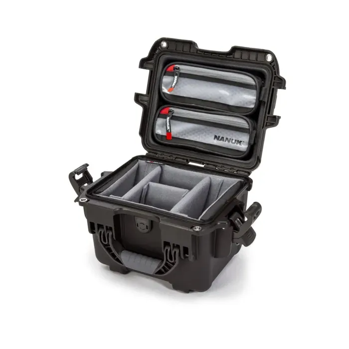 Photo de NANUK™ 908 - Valise de Protection Noir avec séparateur Kit Photo