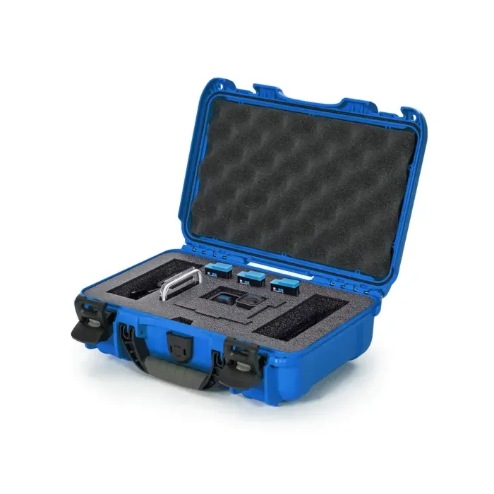 Photo de NANUK™ 909 - Valise de protection Bleu avec mousse pour Go Pro Hero 9 & 10