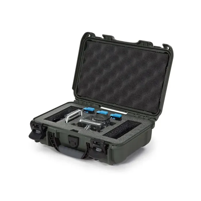 Photo de NANUK™ 909 - Valise de protection Olive avec mousse pour Go Pro Hero 9 & 10