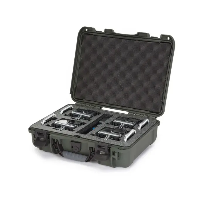 Photo de NANUK™ 910 - Valise de Protection Olive avec mousse pour Go Pro Hero 9 et 10