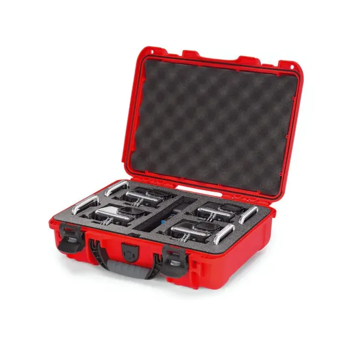 Photo de NANUK™ 910 - Valise de Protection Rouge avec mousse pour Go Pro Hero 9 et 10