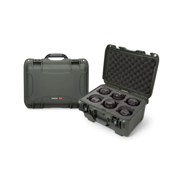 Photo de NANUK™ 918 - Valise de Protection Olive avec mousse pour 6 Objectis Photos