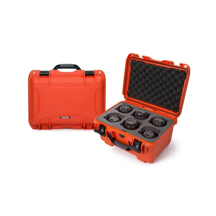 Photo de NANUK™ 918 - Valise de Protection Orange avec mousse pour 6 Objectis Photos