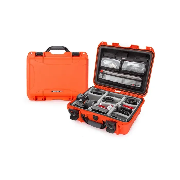 Photo de NANUK™ 920 - Valise de Protection Orange avec Séparateur Kit Photo