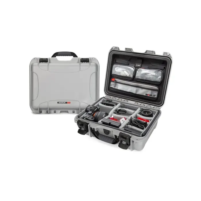 Photo de NANUK™ 920 - Valise de Protection Gris avec Séparateur Kit Photo
