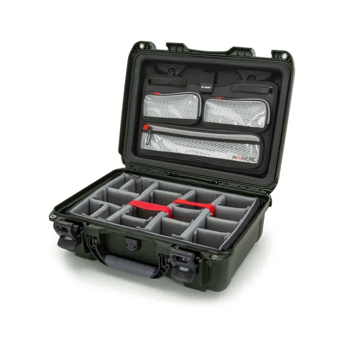 Photo de NANUK™ 925 - Valise de Protection Olive avec Séparateur Kit Photo