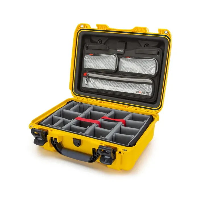Photo de NANUK™ 925 - Valise de Protection Orange avec Séparateur Kit Photo
