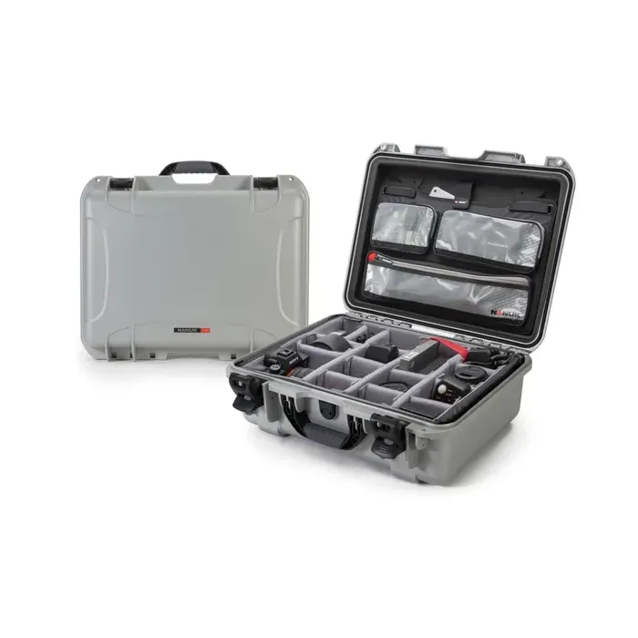 Photo de NANUK™ 930 - Valise de Protection Gris avec Séparateur et Organisateur Kit Photo