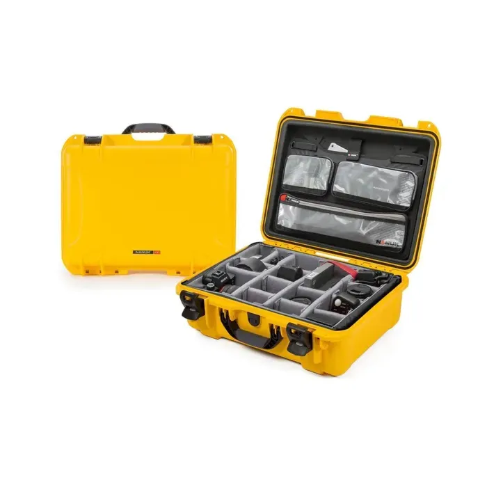 Photo de NANUK™ 930 - Valise de Protection Jaune avec Séparateur et Organisateur Kit Photo