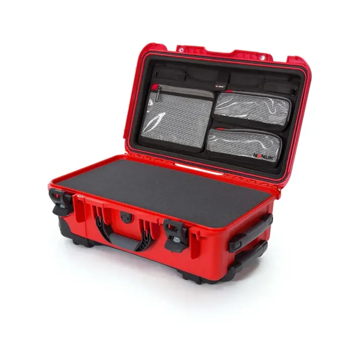 Photo de NANUK™ 935 - Valise de Protection Rouge avec Mousse et Organisateur