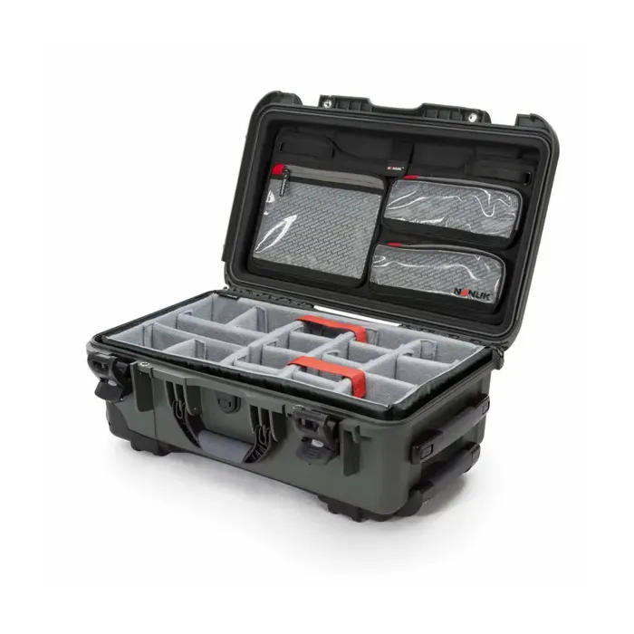 Photo de NANUK™ 935 - Valise de Protection Olive avec Séparateur et Organisateur Kit Photo