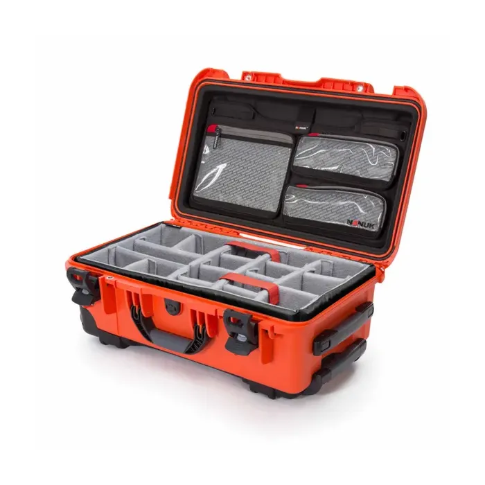 Photo de NANUK™ 935 - Valise de Protection Orange avec Séparateur et Organisateur Kit Photo