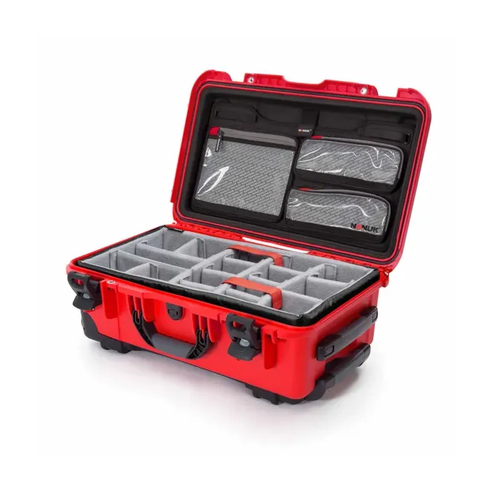Photo de NANUK™ 935 - Valise de Protection Rouge avec Séparateur et Organisateur Kit Photo