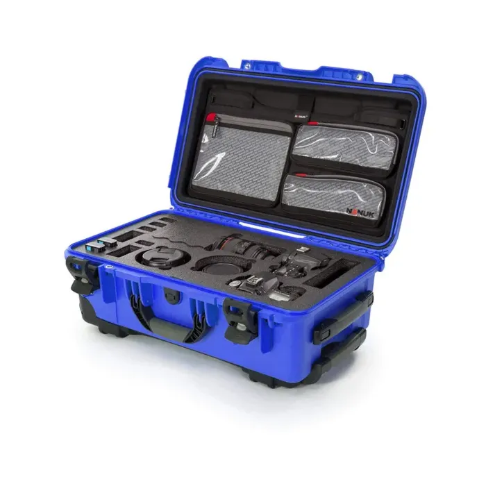 Photo de NANUK™ 935 - Valise de Protection Bleu avec Séparateur pour 2 REFLEX Numérique