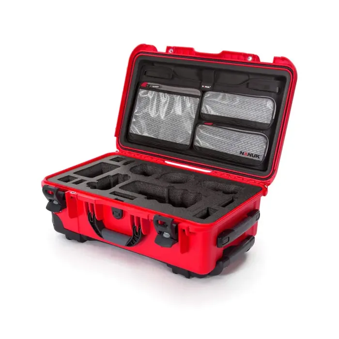 Photo de NANUK™ 935 - Valise de Protection Rouge avec Séparateur pour Sony A7
