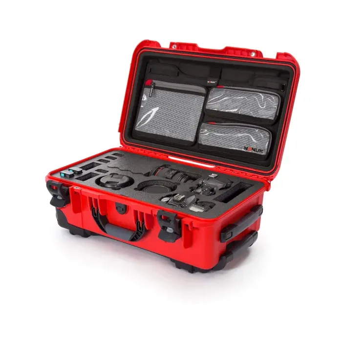 Photo de NANUK™ 935 - Valise de Protection Rouge avec Séparateur pour 2 REFLEX Numérique
