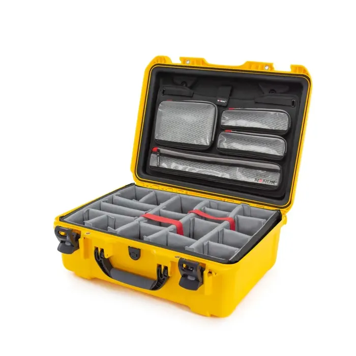 Photo de NANUK™ 940 - Valise de Protection Jaune avec Séparateur et Organisateur Kit Photo