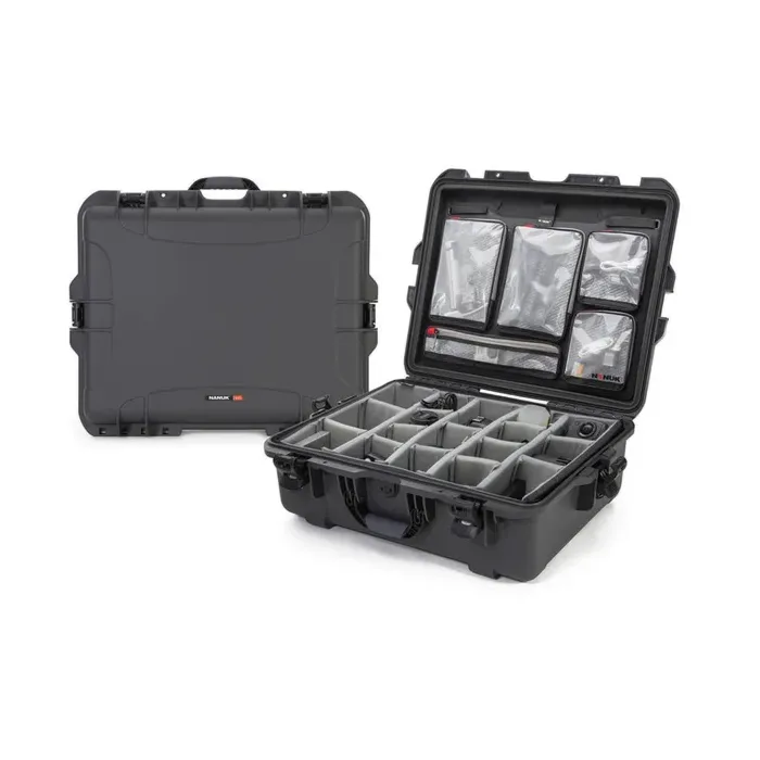 Photo de NANUK™ 945 - Valise de Protection Orange avec Séparateur et Organisateur Kit Photo