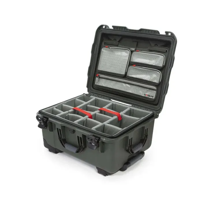 Photo de NANUK™ 950 - Valise de Protection Olive avec Séparateur et Organisateur Kit Photo