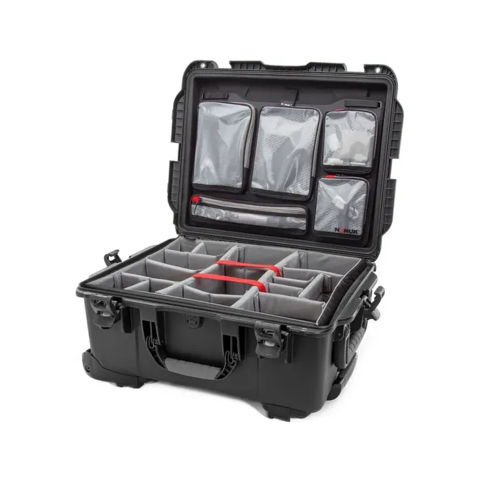 Photo de NANUK™ 955 - Valise de Protection Noir avec Séparateur et Organsiateur Kit Photo