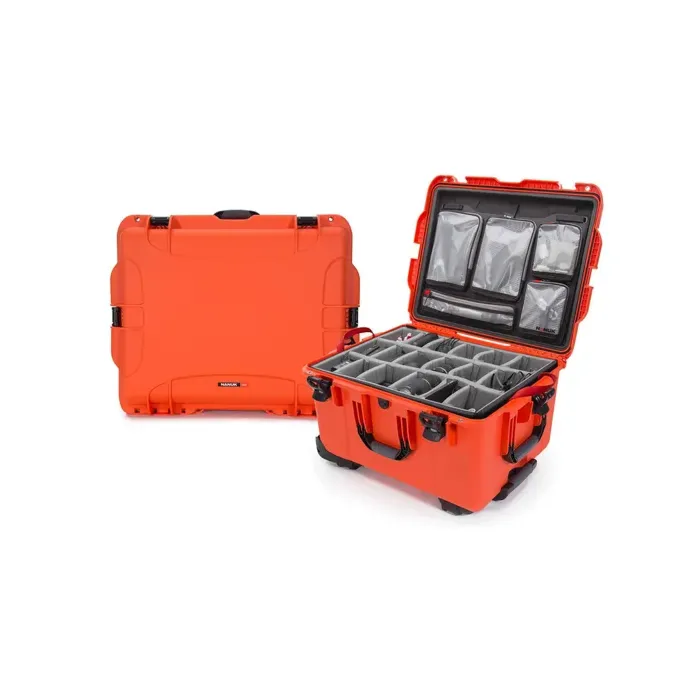 Photo de NANUK™ 960 - Valise de Protection Orange avec Séparateur et Organisateur Kit Photo