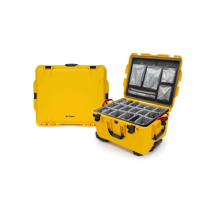 Photo de NANUK™ 960 - Valise de Protection Jaune avec Séparateur et Organisateur Kit Photo